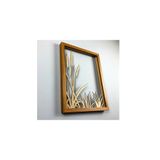 ÖZCANLAR ÇERÇEVE Sazlık 3d Ahşap Çerçevel Lazer Kesim Mdf Tablo Tekli Dekoratif Tablo Sazlık-3D