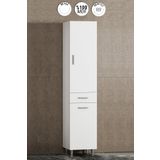 ÖZCEDEN 35 Cm Boy Dolap Mdf Beyaz Sepetli