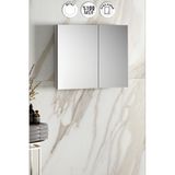 ÖZCEDEN Çiğdem 80 cm Beyaz MDF Aynalı Asma Banyo Üst Dolabı
