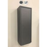 Özceden Çok Amaçlı Banyo Boy Dolabı 70 cm MDF Antrasit Gri Mat Renkli Kullanışlı Tasarım