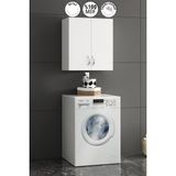 Özceden Komple Mdf 70*60 cm Beyaz Çamaşır Makinesi Üst Dolabı