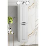Özceden Salkım 35*167 cm Beyaz Balon Mdf Asma Banyo Boy Dolabı