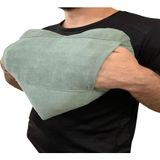 Ozclife Cepli Kalp Yastığı Pamuklu Boncuk Elyaf - 33 x 34 cm - Yeşil