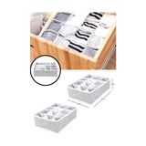 Ozcmax 12 Bölmeli Pratik Bölmeli Çekmece Düzenleyici Organizer ( Iç Çamaşırı Kravat Çorap Düzenleyici )