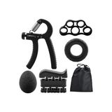 Ozcmax 5 Parça El, Kol ve Parmak Egzersiz Spor Aletleri Seti Fitness Takımı
