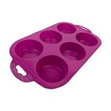 Ozcmax 6 Bölmeli Silikon Muffin Kek Kalıbı-