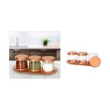 Ozcmax Bronz Baharat Seti Lüx 3lü Set