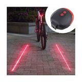 Ozcmax Çok Fonksiyonlu Pilli Bisiklet LED Lazer Işığı Arka Stop Lambası