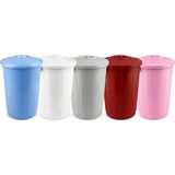 Ozcmax Çöp Kovası 70 Lt Plastik Çöp Kovası Kapaklı Büyük Boy Çöp Bidonu Dayanıklı Çöp Kovassı