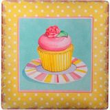 Ozcmax Decotown Duvar Panosu 40*40 Cupp Cake Muffin Motifli Duvar Süsü