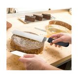 Ozcmax Eğik Pasta Sıvama Spatulası Metal 33 cm