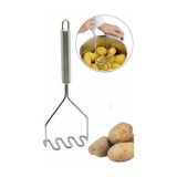 Ozcmax Inox Paslanmaz Metal Patates Ezici Püre Yapıcı 27 cm