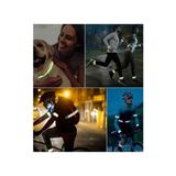 Ozcmax Kaliteli Neon Sarı Kumaş Hafif 360 Derece Yansıtma Çatlamaz Reflektör Bant Kol Ayak Bilekliği 1 Adet