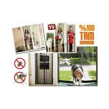 Ozcmax Mıknatıslı Kapı Sinekliği Tülü-Krem ( 105 x 205 )