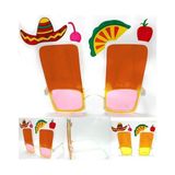Ozcmax Sombrero Hawaii Fiestaa Meyve Figürlü Gözlük