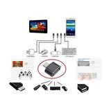 Ozcmax USB To Micro USB Ye Dönüştürücü - Klavye Mouse Joystick Telefona Bağlama