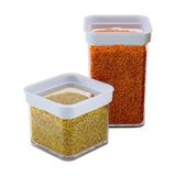 Ozcmax Vakumlu Kare Saklama Kabı - 1 Litre -1 Adet