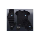 özcstore TAKIM 3'LÜ T-SHIRT EŞOFMAN ŞORT BMW POWER KADIN / ERKEK