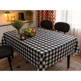 Özdağ Home Concept 150X150 cm Kırmızı Beyaz Pötikare Masa Örtüsü Dertsiz Kumaş Leke Tutmaz Silinebilir Mutfak Balkon Piknik Masa Örtüsü - Siyah - Beyaz - 150 x 150 cm