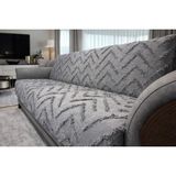 Özdağ Home Concept Şönil 3’lü Kanepe Koltuk Örtüsü – Yumuşak Dokulu, Dayanıklı ve Şık Koltuk Şalı - 175 x 210 cm - Gri