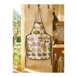 Özdağ Tekstil Doğa Desenli Su/Sıvı Geçirmez Mutfak Önlüğü 70 x 50 cm