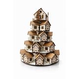 Ozdamar Marketing Ahşap Advent Calendar 24 Günlük Çekmeceli – İçi Boş, 3 mm MDF, Demonte Gönderim