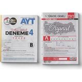 Özdebir Tyt Ayt Türkiye Geneli Deneme Seti 2 Kitap Ayt Deneme 4 + Orijinal Yayınları Tyt 1. Türkiye Geneli Deneme Yks Sınav Hazırlık