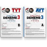 Özdebir Yayınları Tyt Ayt Türkiye Geneli Deneme 3 – Tyt Temel Yeterlilik + Ayt Alan Yeterlilik Ikili Deneme Seti