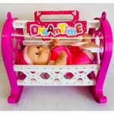 Özdemir Toys Bebekli Beşik Puzzle Kız Çocuklar İçin Eğlenceli Motor Gelişimi 3+ Yaş Uygun - Bebek Pembesi