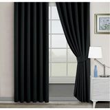 Özdemirhome Blackout Karartma Güneşlik Perde Pilesiz Siyah - 200 x 200 cm