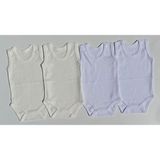 Özdemirli Bebe Jakarlı Klimalı Askılı Çıtçıtlı Badi 4 Lü Paket - 3 - 6 Ay - Renkli