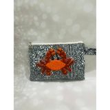 Ozdesen Design Yengeçli Clutch/el Çantası - 30*20 - Beyaz - Hafif Siyah