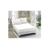 Özdilek 180x200+30 Cm Fitted Kumaş Lastikli Çarşaf Battal Boy Beyaz