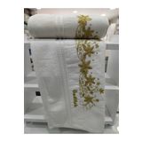 Özdilek 2 Adet Nakışlı El Yüz Havlusu 50x90 Cm Sarı Simli