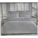 Özdilek 2026 Çift Kişilik Nakışlı Nevresim Takımı Misty Krem - Renkli - 200 x 220 cm