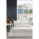 Özdilek 2985 200x220 cm Krem Bordado Çift Kişilik Nevresim Takımı
