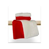 Özdilek (4 Adet) El Yüz Havlusu 50x90 Cm%100 Pamuk Yumuşak Havlu Kırmızı Krem