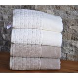 Özdilek Adria %100 Pamuk 4 Adet Mint Pembe El Yüz Havlusu