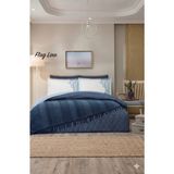 Özdilek Agline Çift Kişilik Pikeli Nevresim Takımı 7 Parça - Renkli - 200 x 220 cm