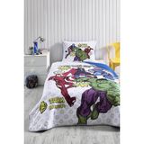 Özdilek Avengers Team Tek Kişilik Lisanslı Çocuk Yatak Örtüsü Takımı - Mavi - 160 x 230 cm