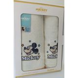 Özdilek Banyo Seti Dısney Mıckey Mouse Star Krem - 50 x 80 cm
