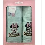 Özdilek Banyo Seti Dısney Mınnıe Mouse Heart Mınt - Mint - 50 x 80 cm