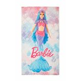 Özdilek Barbie Deniz Kızı Lisanslı Kadife Plaj Havlusu 70X130 Cm