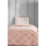 Özdilek Battaniye Trendy Art Deco Ca. Rose Tek Kişilik Pembe
