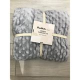 Özdilek Bebek Tomurcuk Battaniye 90 x 75 cm Gri Desenli Polyester Yumuşak Doku 1000 gr