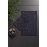 Özdilek Bevel Angles 2'li Banyo Paspası - Koyu Gri