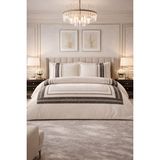 Özdilek Blend Çift Kişilik Lastikli Çarşaf Nevresim Takımı - Krem - 200 x 220 cm