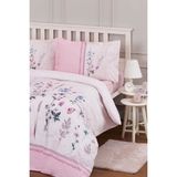 Özdilek Blooms Ranforce 200 x 220 cm Pembe Çift Kişilik Nevresim Takımı