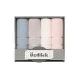 Özdilek Bright Kadife El ve Yüz havlusu 50*90cm 4'lü Kutulu 8697353664441