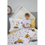 Özdilek Builder Tek Kişilik Lastikli Çarşaf Nevresim Takımı Çok Renkli